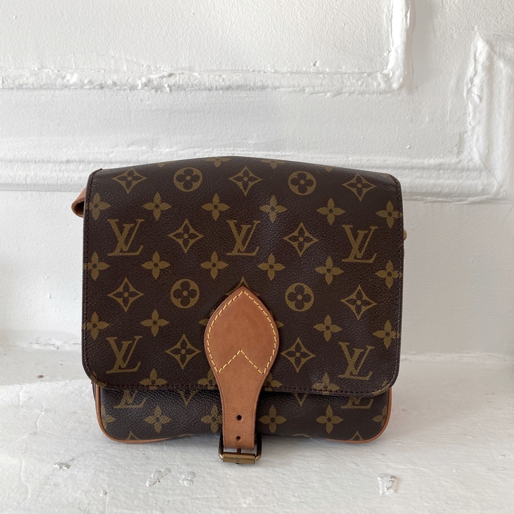 Louis Vuitton Monogram Canvas Cartouchiere MM Crossbody Bag